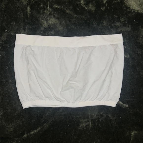 Tops - White Bandeau Tube Top